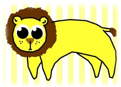 ライオンの絵